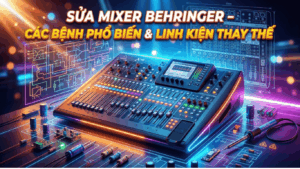 Sửa Mixer Behringer – Các Bệnh Phổ Biến & Linh Kiện Thay Thế