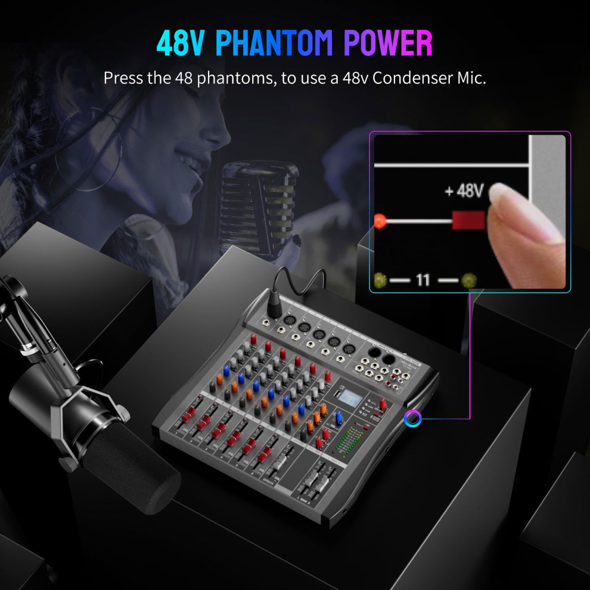 Hướng dẫn quy trình kiểm tra và đo đạc sự cố nguồn 48V tại nhà - Mixer hỏng nguồn Phantom 48V